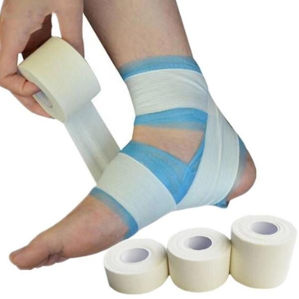 100% Cotton Athletic Tape Medical Gauze Bandage 3.8cmx9.14m