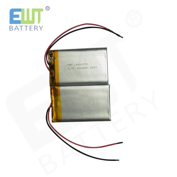 High Quality 503759 Rechargeable Li-polymer Battery - 3.7V 1200mAh High Capacity