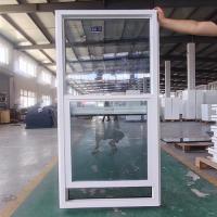 Ventilateur à fenêtre suspendue en UPVC isolant la chaleur Blanc Noir