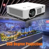 SMX 7500-Lumen WUXGA 3LCD Laser Projector, Projector de Mapeamento 3D Exterior de Grandes Vênos