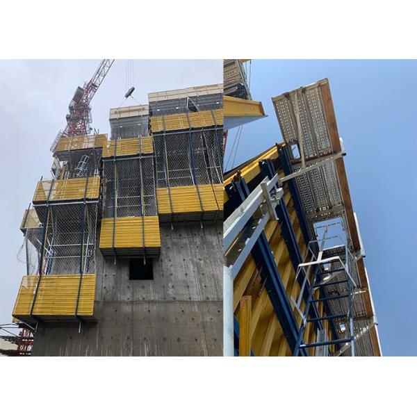 Modular Climbing Scaffolding System , Crane Lifted Climbing Formwork