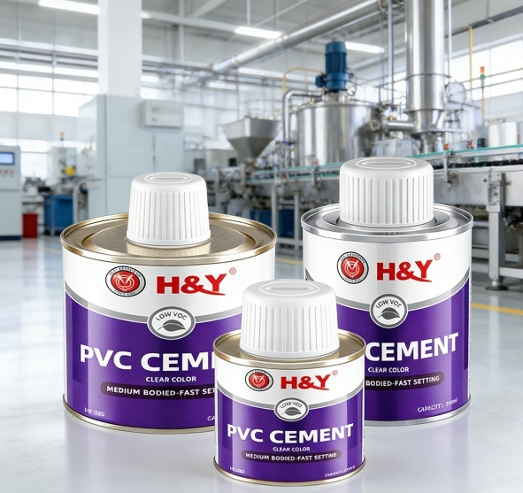 Clear PVC Solvent Cement Adhesive Solvent Based For Pipes Components Joint Cable Gutters