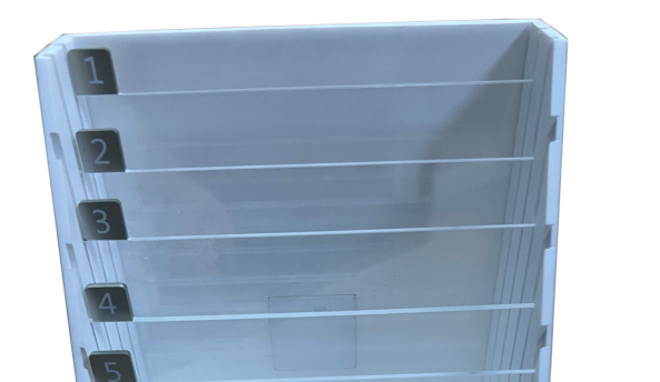 Waterproof Sturdy Plastic Countertop Display , Multifunctional PDQ Shelf Display