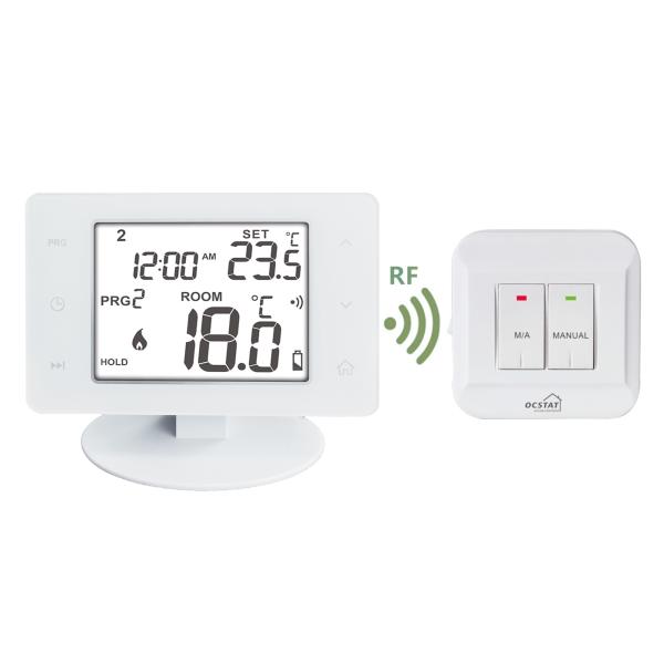 Écran tactile programmable sans fil de 6W Thermostat de chaudière à gaz