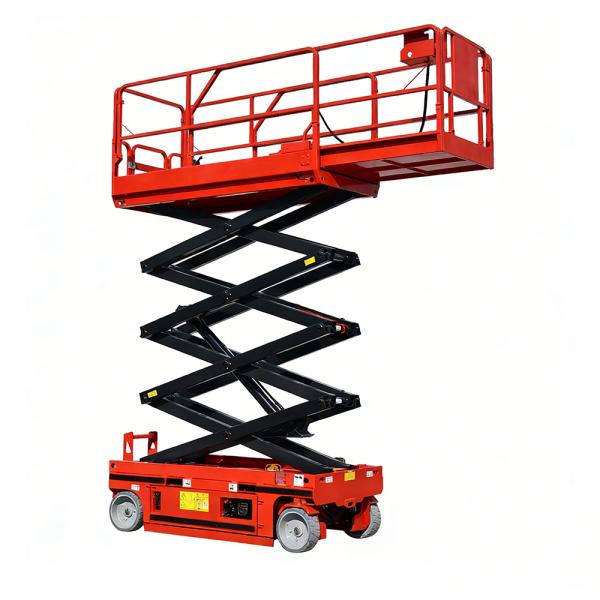 Premium 19ft Full Electric Scissor Lift Platform Self Propelled For Aerial Work