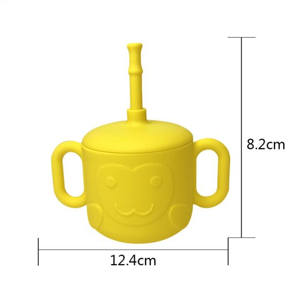 Качество еды формы обезьяны мультфильма Tableware практически младенца силикона питаясь установленное