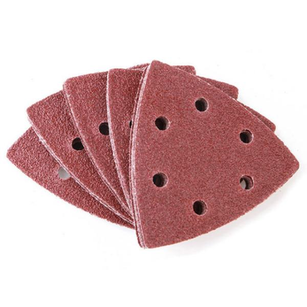 300mm 350mm RED Hook Loop Sandpaper for Epoxy Floor Grinding Cement Wall Sanding Disc