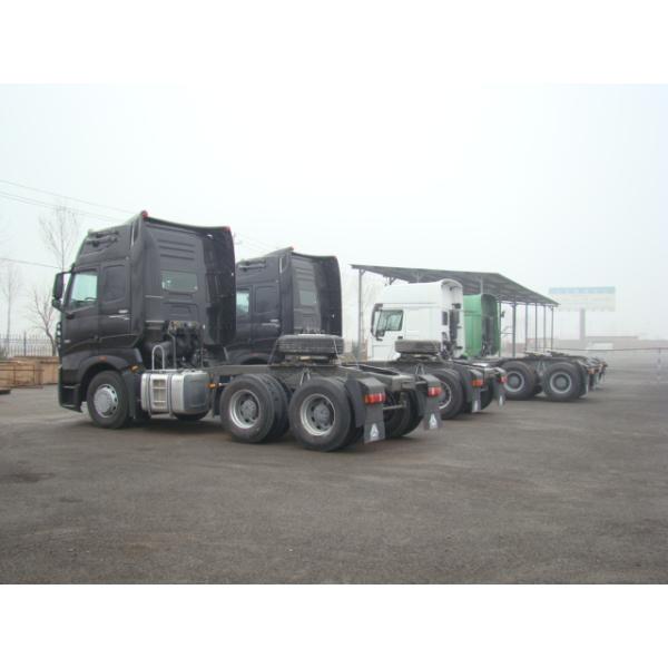 Comfortable Cabin Howo A7 Tractor Trailer Truck With WD615.47 Engine Euro 2