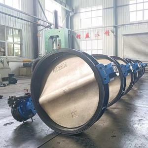 Handle Butterfly Valve Ductile Iron Manual Wafer Type Soft Seal Butterfly Valve