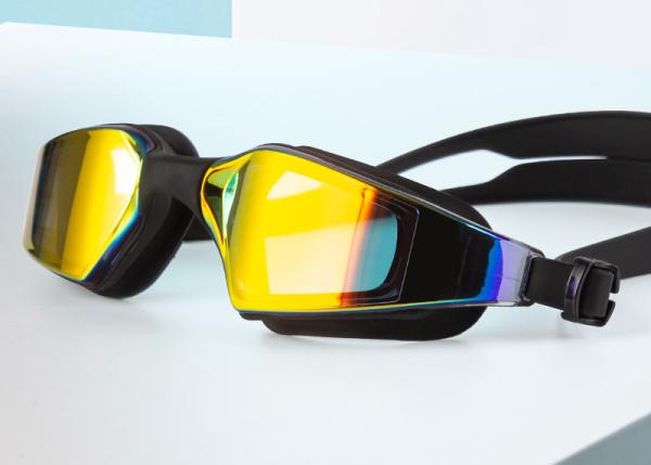 Customized Silicone Swimming Goggles for Adults Wide Vision Professional Swim Glasses with Anti-fog and UV Protection