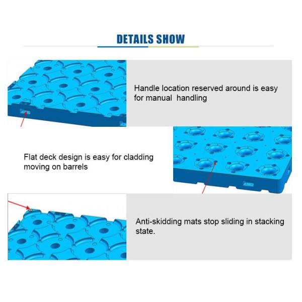 HUADING 5 Gallon 16 Water Bottles Racking Distribution Plastic Pallet for Water Industry