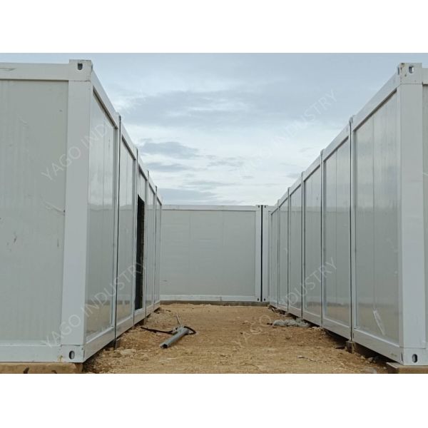Fireproof 20ft Flat Pack Container House Modular Building Solutions ODM
