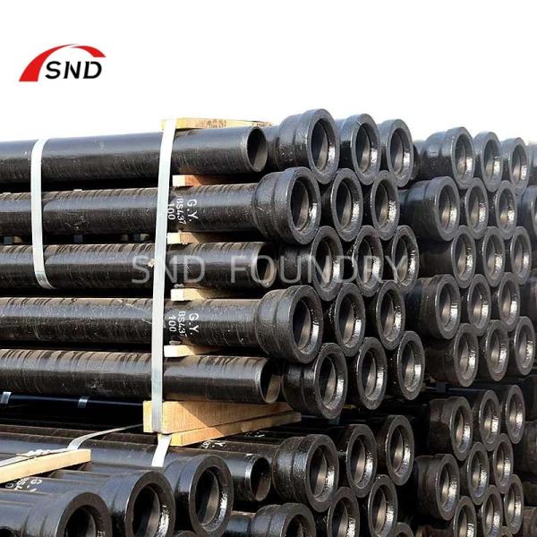 5.7m 6m Ductile Iron Pipe K9 C40 C30 C25 Ductile Cast Iron Pipe