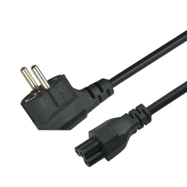 Home Appliance EU Power Cord 3 Pin Computer Power Cable 1mtr-2mtr