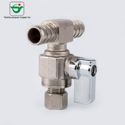 AB1953 Approved Double Outlet 5/8X3/8X3/8'' Steam Stop Valve