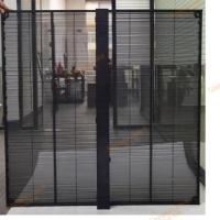 a tela de exposição transparente 1200cd/M2 do diodo emissor de luz 1920Hz 600 W/M2 engrena a exposição de diodo emissor de luz