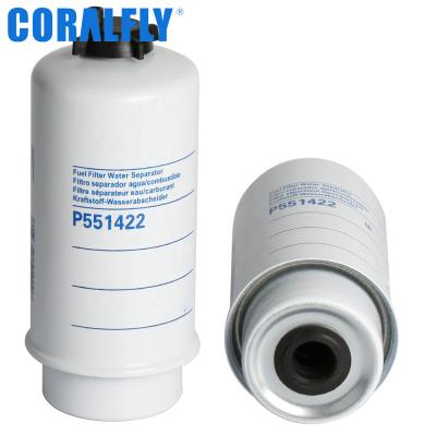 P551422 Filtro de separador de combustível e água para escavadeira e tractor para filtro CORALFLY