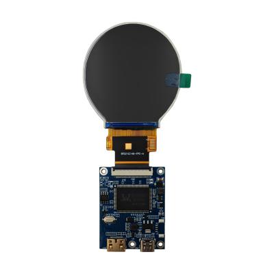 480x480 Circular LCD IPS Display With HDMI Board Customization 2.1 Inch Optional CTP