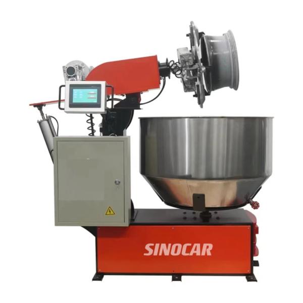 Luxurious Auto Frame Straightening Machine Hub Polisher For Car Rim Repaire