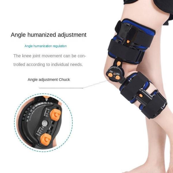 Adjustable Knee Support for Fracture Fixation and Ligament Strain Minimum Angle 60°