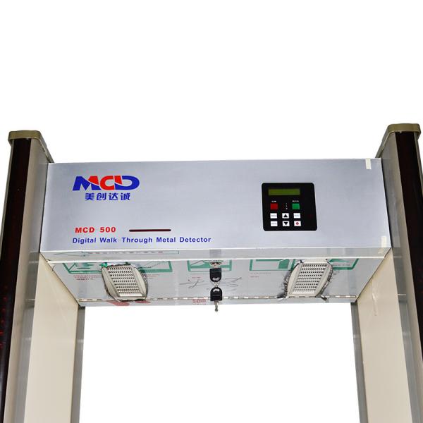 Aeroporto sensível alto do detector de metais da exposição do Lcd exato para o controlo de segurança