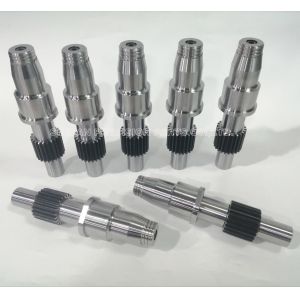 1.2344 Material Gear Hobbing Spindle with 50-52HRC Hardness and +/-0.01mm Tolerance for Unscrewing Mold Components