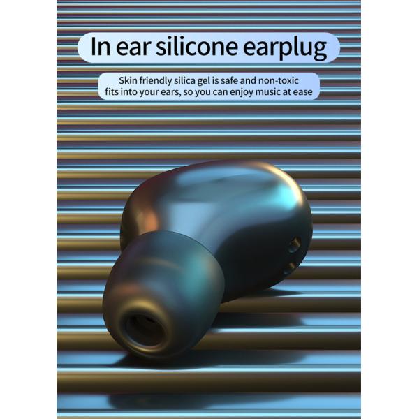 Mini Waterproof Wireless Headphone 9D Surround Sound Hifi Noise Cancelling
