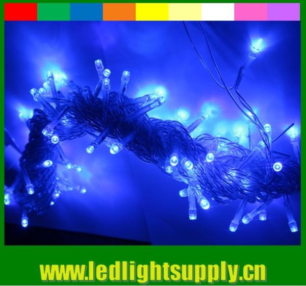 Decoração de festival luz de cordel de fada branca led iluminação de Natal
