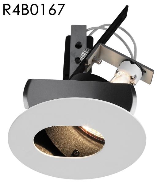 Recessed Led Downlight  / Alumnum Halogen Lamp QR-CB51 Light Source Spot Downlights
