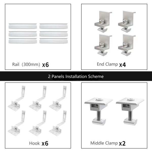 Сайт установки алюминиевого крюка на крыше из плитки для загрузки снегом на 1,4 КН/м2