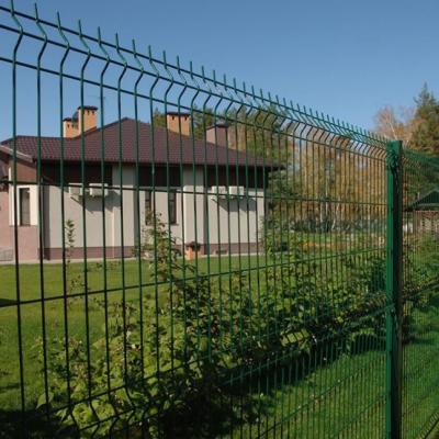 Anti Aging 3D Curved Wire Mesh Fence  2m/2.5m/2.9m Width Fence Panels Bending