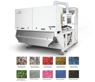 Intelligent Belt Type Color Sorter For Processing Plastic Flakes / Belt / Granules
