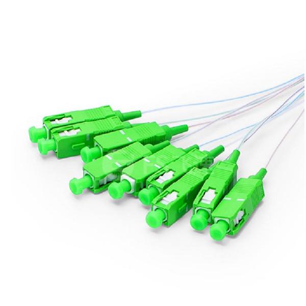 Compact Fiber Optic PLC Splitter 1x8 Passive Devices 900um 1M For Gepon Solution