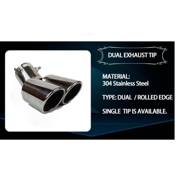 Подсказка шумоглушителя вытыхания дюйма SS304 Мерседес 6 двойная