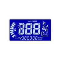 Visor LCD personalizado transfletivo monocromático TN 6 horas para instrumento