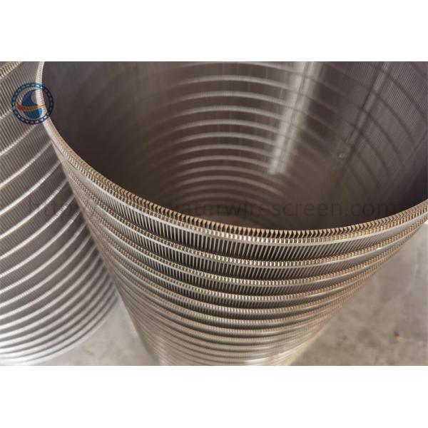 Stainless Steel 321 Wound Slot Johnson Vee Wire Screen Cylinder For Strainer