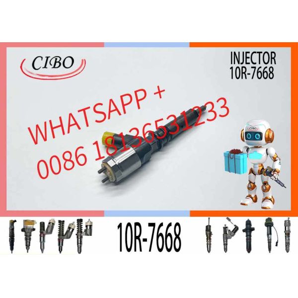 New Common Rail Diesel Fuel Injector 321-0990 2645a743 10R-7668 for Engine C6.6 320D Inyector Injecteur