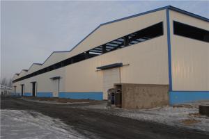 Multi Ridge Multi Span Prefabricated Steel estrutura de Q355B que constrói a