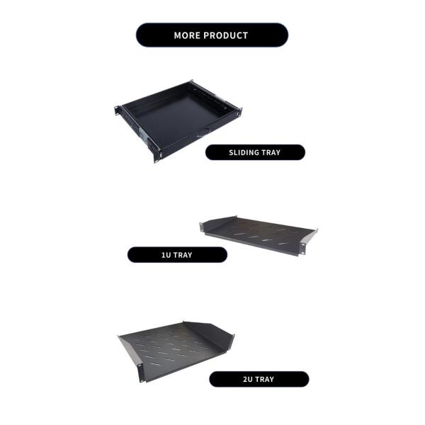 19inch Cabinet Standard and 1.5 Thickness Server Rack Shelf for Network Accessories