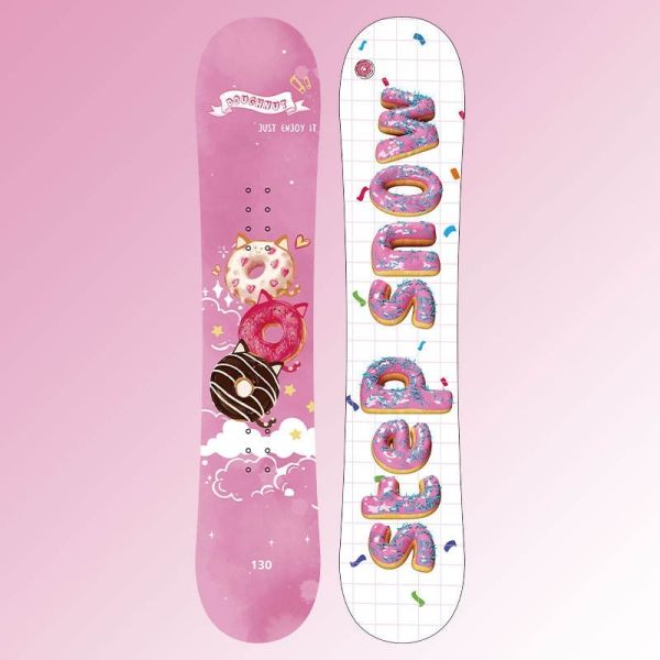 Flexible Junior Skiing Equipment Poplar Wood Core Sandwich Construction Camber Skis Snowboards Age Child