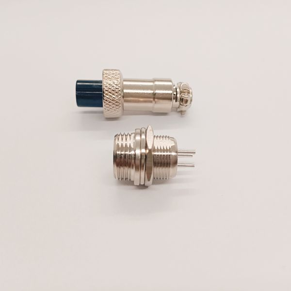 GX12-3 Pin Aviation Plug Connector with 1500V Withstand Voltage IP65 Protection and Aluminum Alloy Body