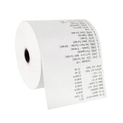 A madeira de 100% reduz a polpa 57x40mm Till Rolls For Pos Machine térmico
