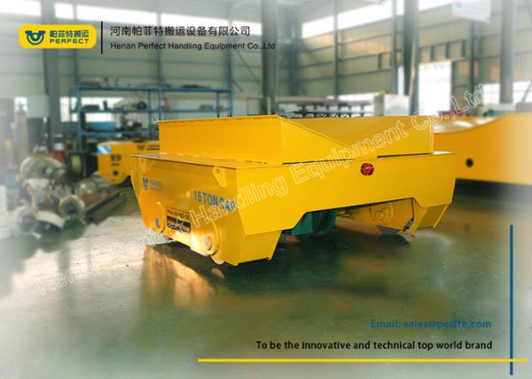 Transferring Electric Transfer Cart Steel Coil Mill Rail Car 20T Capacity