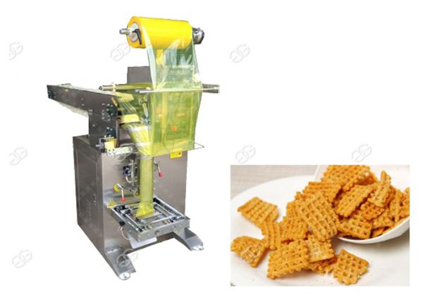 Commercial Crispy Rice / Potato Chips Packing Machine Nitrogen Snack Sealing