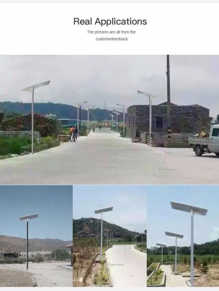 New Energy Saving IP65 Waterproof Slim Integrated All in One Solar Street Light Outdoor 30W 60W Solar Led Street light