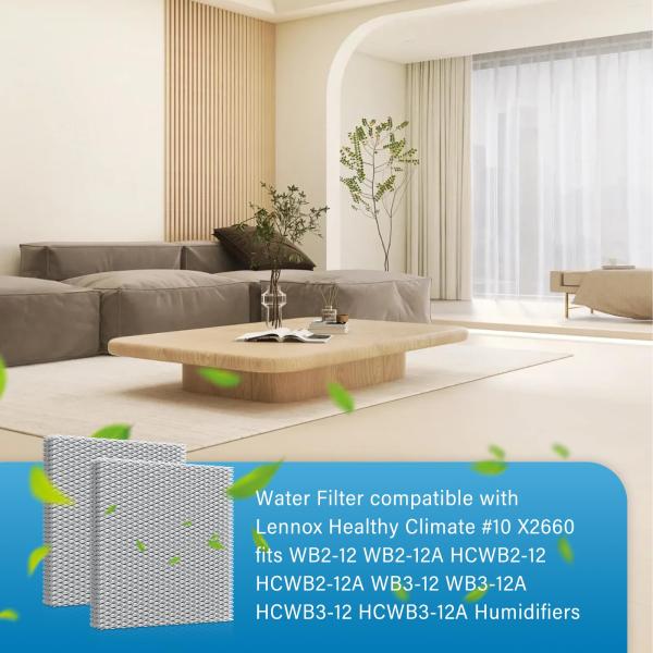 Water Panel Humidifier Filter Humidifier Pad Compatible With Lennox Healthy Climate #10 X2660