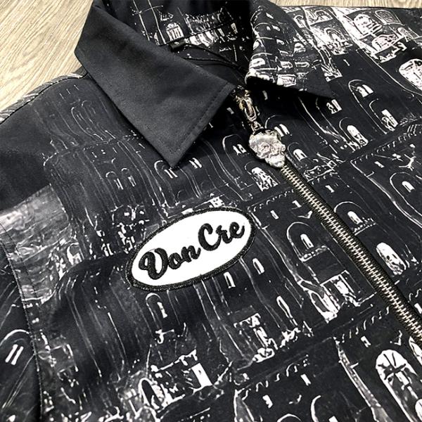 Custom Zip Up Jacket Sweatpants Set Streetwear 2 Pieces Set Joggers Dtg Vintage Print Tracksuit Jacket Pants Set