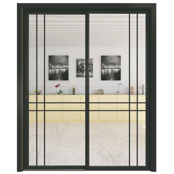 High Energy Efficiency Aluminum Double Glass Lift And Sliding Doors With 10 Sealing Layers