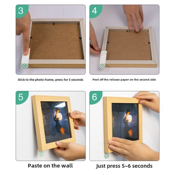 High Quality Acrylic AdhesiveNo Trace Removable Magic Artifact Frames Nails for Home Use