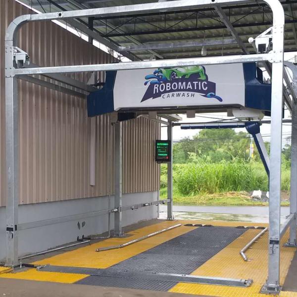 Automatic End Touchless Car Wash Equipment 360 Degree Swing Bright Wax Spray System